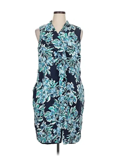 Pre-owned St John Casual Dress In Blue