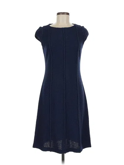 Pre-owned St John Casual Dress In Blue