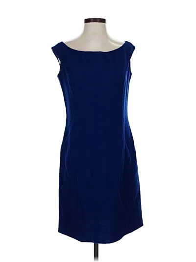 Pre-owned St John Casual Dress In Blue