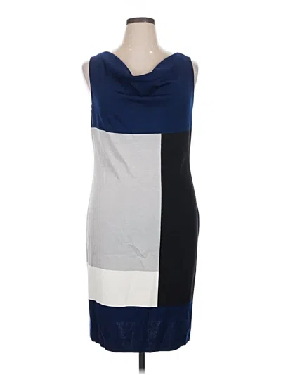 Pre-owned St John Casual Dress In Blue