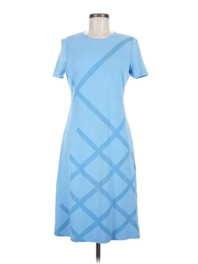 Pre-owned St John Casual Dress In Blue