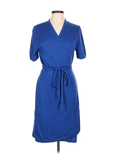 Pre-owned St John Casual Dress In Blue