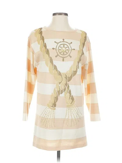 Pre-owned St John Casual Dress In Brown