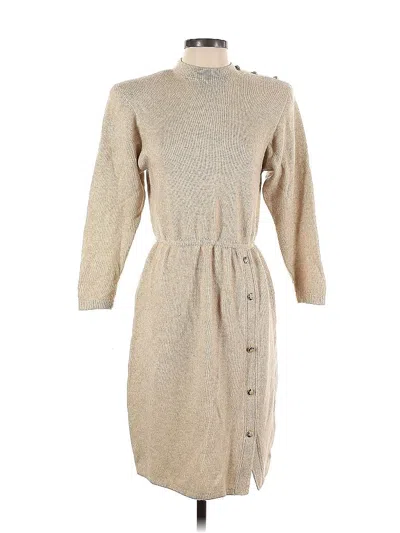 Pre-owned St John Casual Dress In Brown