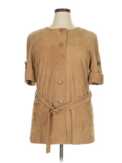 Pre-owned St John Casual Dress In Brown