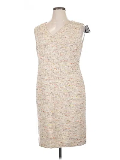 St John Casual Dress In Neutral