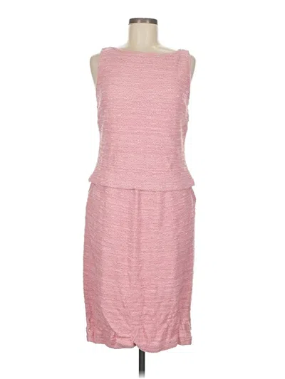 Pre-owned St John Casual Dress In Pink