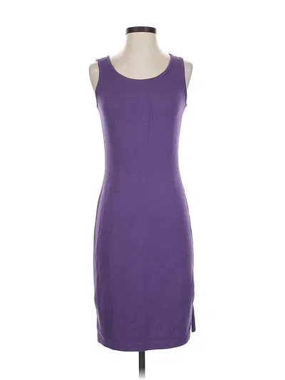 Pre-owned St John Casual Dress In Purple