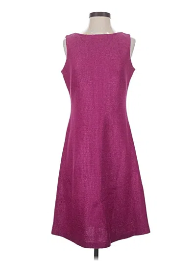 Pre-owned St John Casual Dress In Purple