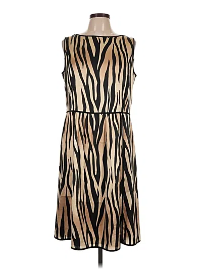 Pre-owned St John Casual Dress In Tan