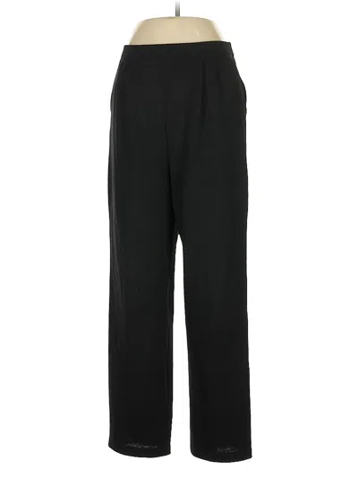 Pre-owned St John Casual Pants In Black
