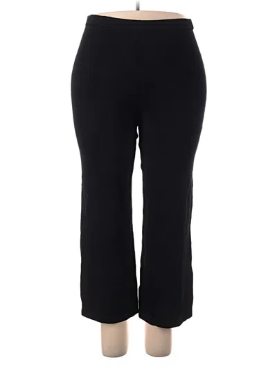 Pre-owned St John Casual Pants In Black