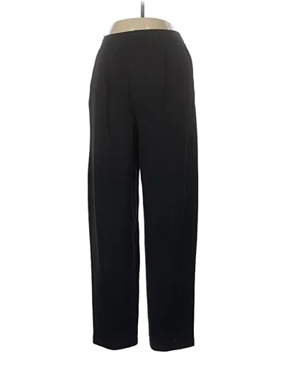 Pre-owned St John Casual Pants In Black