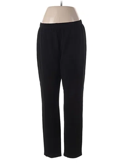 Pre-owned St John Casual Pants In Black