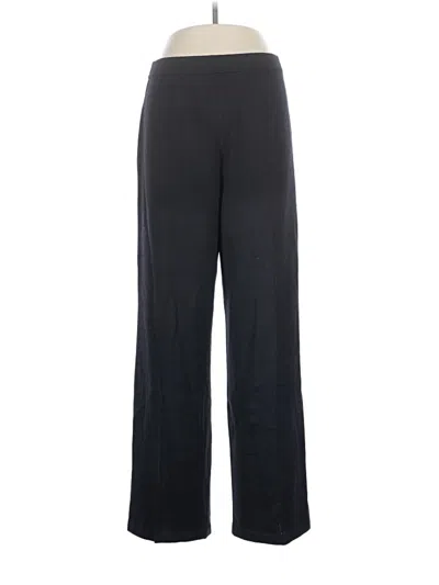 Pre-owned St John Casual Pants In Black