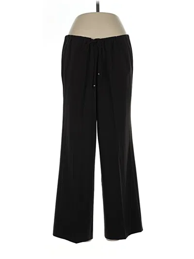 Pre-owned St John Casual Pants In Black
