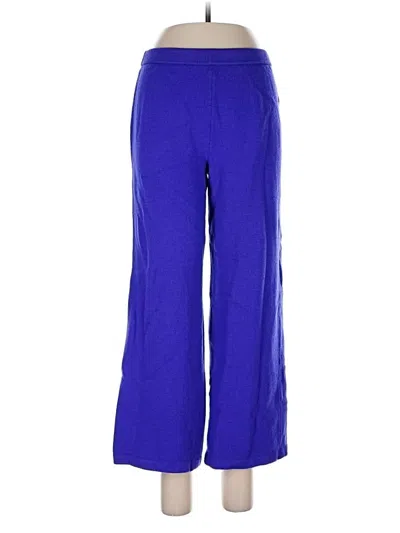 Pre-owned St John Casual Pants In Blue