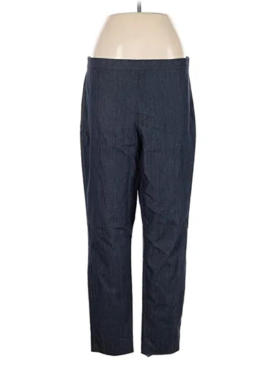 Pre-owned St John Casual Pants In Blue