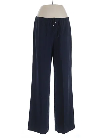 Pre-owned St John Casual Pants In Blue