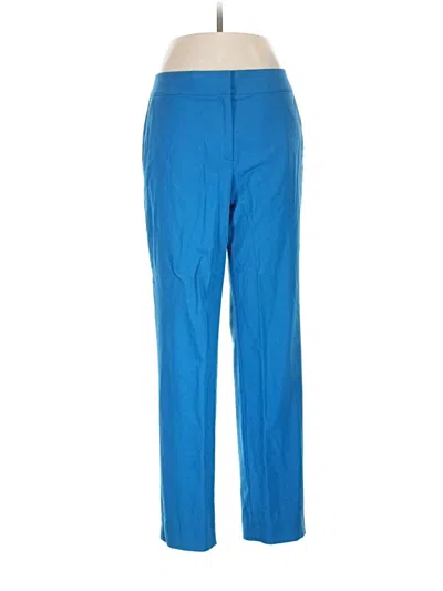 Pre-owned St John Casual Pants In Blue