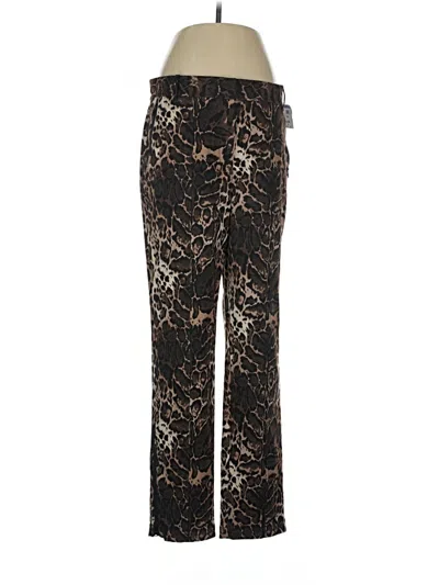 Pre-owned St John Casual Pants In Gold