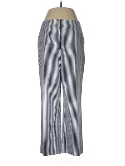 Pre-owned St John Casual Pants In Gray