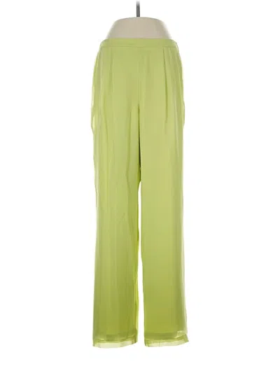 Pre-owned St John Casual Pants In Green