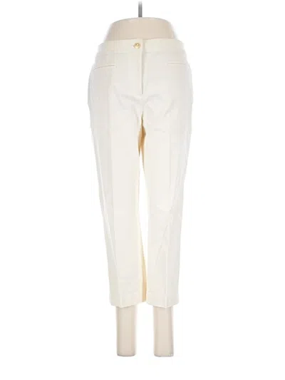 Pre-owned St John Casual Pants In Ivory