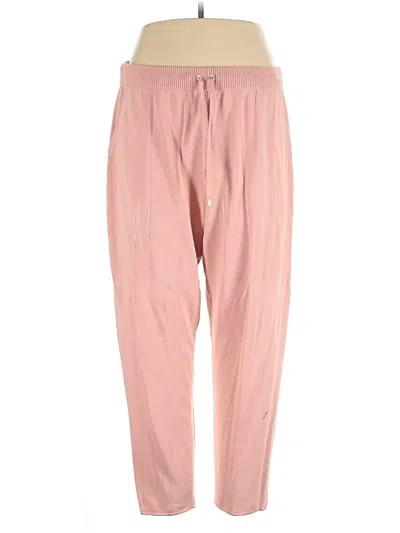 Pre-owned St John Casual Pants In Pink