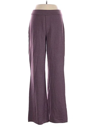 Pre-owned St John Casual Pants In Purple