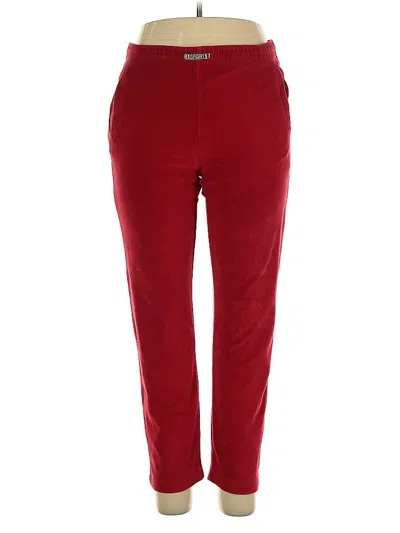Pre-owned St John Casual Pants In Red