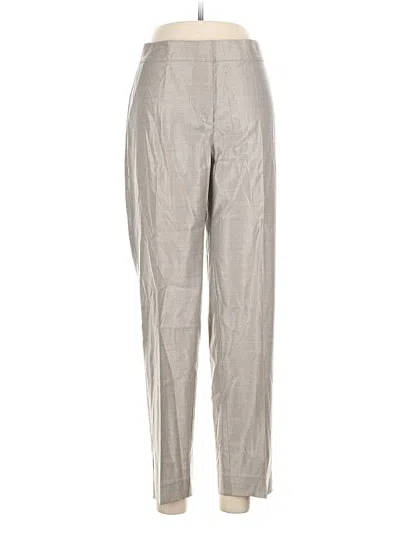 Pre-owned St John Casual Pants In Silver