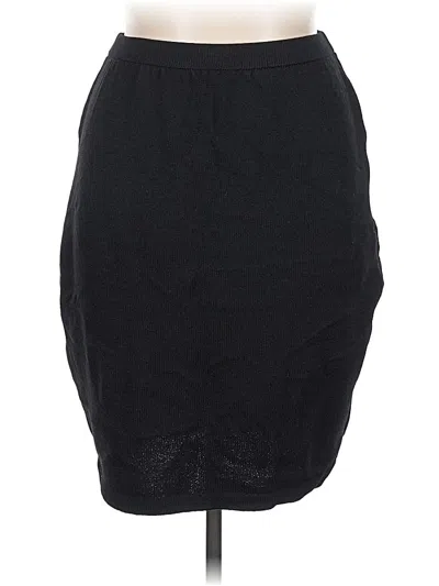 Pre-owned St John Casual Skirt In Black