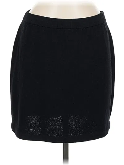 Pre-owned St John Casual Skirt In Black