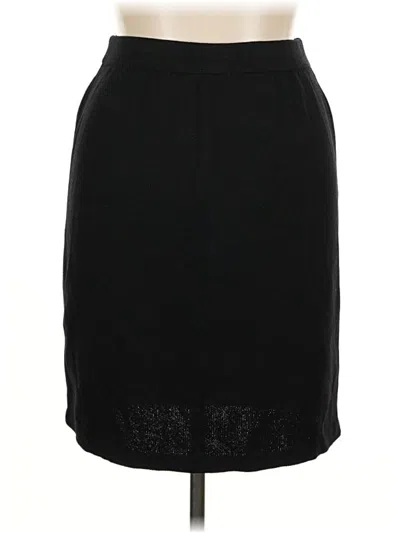 Pre-owned St John Casual Skirt In Black