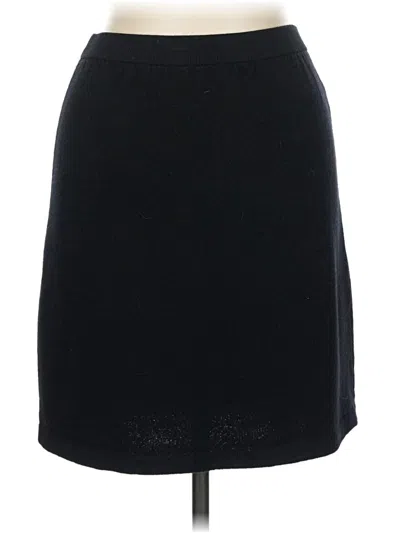 Pre-owned St John Casual Skirt In Black