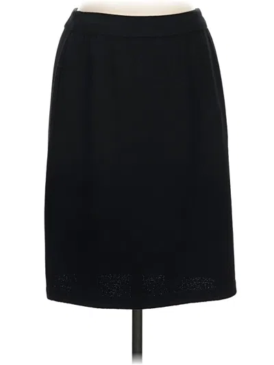 Pre-owned St John Casual Skirt In Black