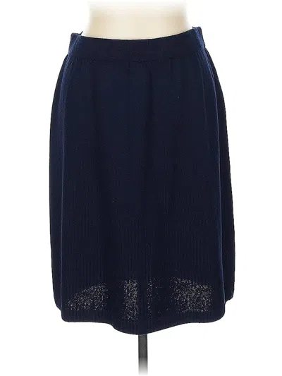Pre-owned St John Casual Skirt In Blue