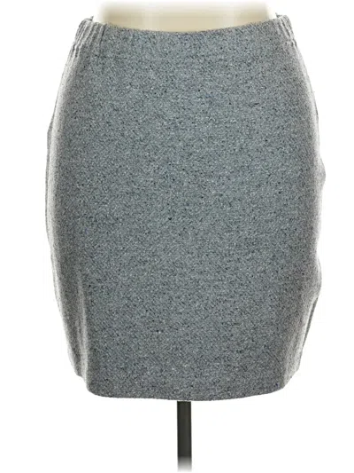 Pre-owned St John Casual Skirt In Gray