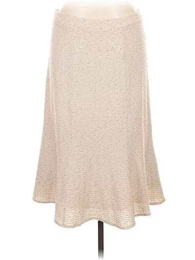 Pre-owned St John Casual Skirt In White