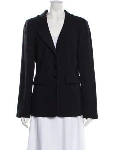 Pre-owned St. John Caviar Blazer In White