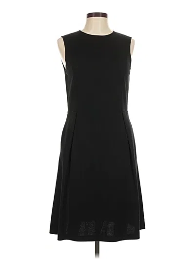 Pre-owned St. John Caviar Casual Dress In Black