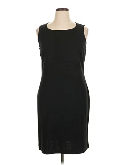 Pre-owned St. John Caviar Cocktail Dress In Black