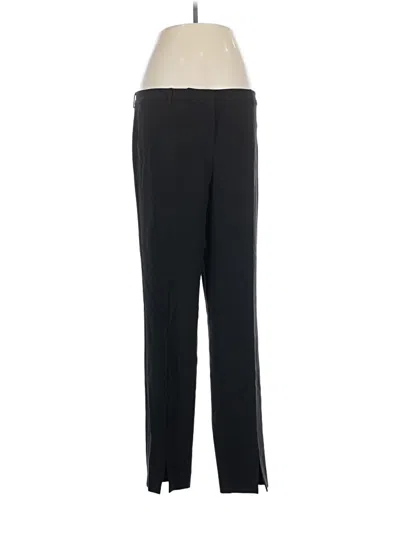 Pre-owned St. John Caviar Dress Pants In Black