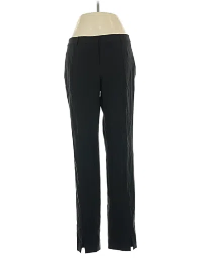 Pre-owned St. John Caviar Dress Pants In Black