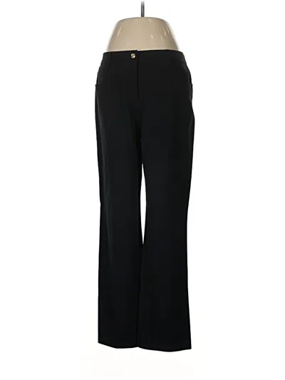 Pre-owned St. John Caviar Dress Pants In Black