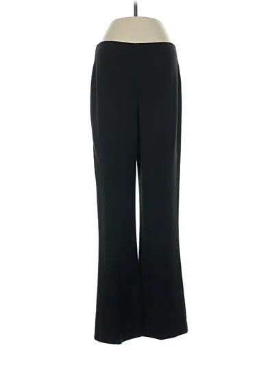 Pre-owned St. John Caviar Dress Pants In Black