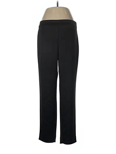 Pre-owned St. John Caviar Dress Pants In Black