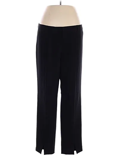 Pre-owned St. John Caviar Dress Pants In Black