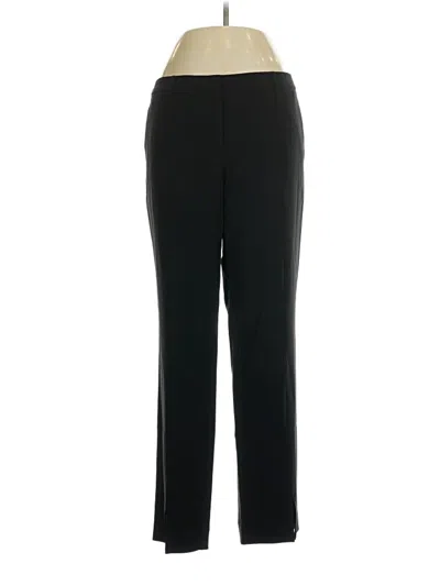 Pre-owned St. John Caviar Dress Pants In Black